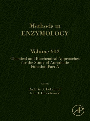 cover image of Chemical and Biochemical Approaches for the Study of Anesthetic Function, Part A